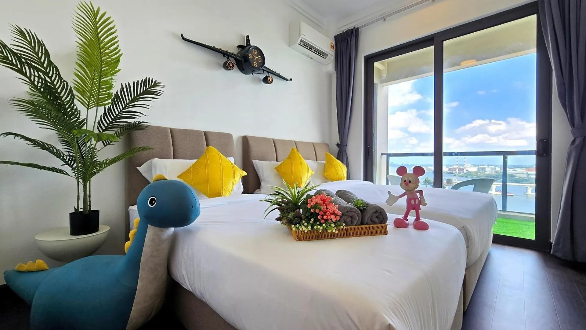 Apartment Ferienwohnung Full Seaview 3Br Johor Bahru Ciq 9-10 Pax